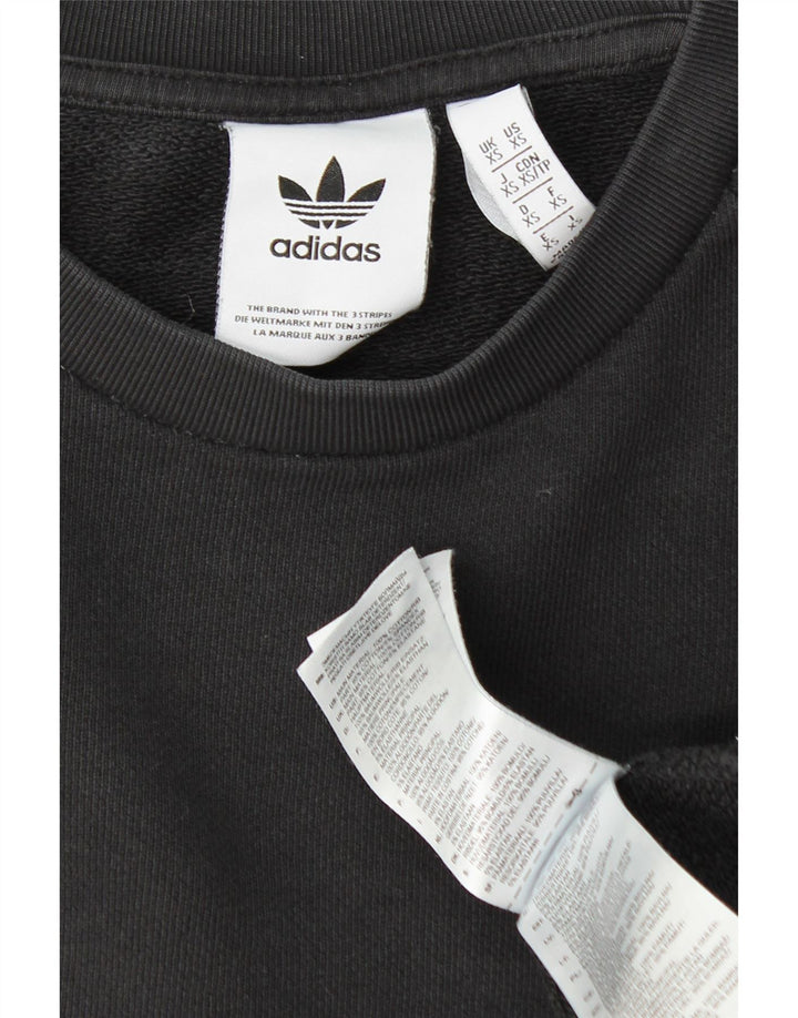 Adidas Mens Moletom Jumper XS Algodão Preto