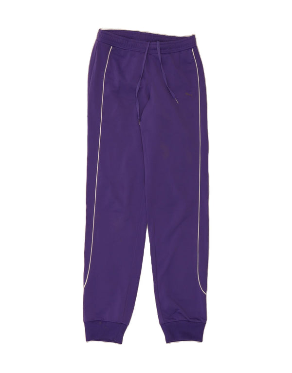 Calça de treino feminina PUMA Joggers UK 10 pequeno roxo