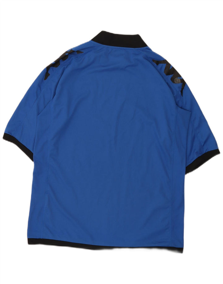 Camiseta gráfica masculina KAPPA Top 2XL poliéster azul