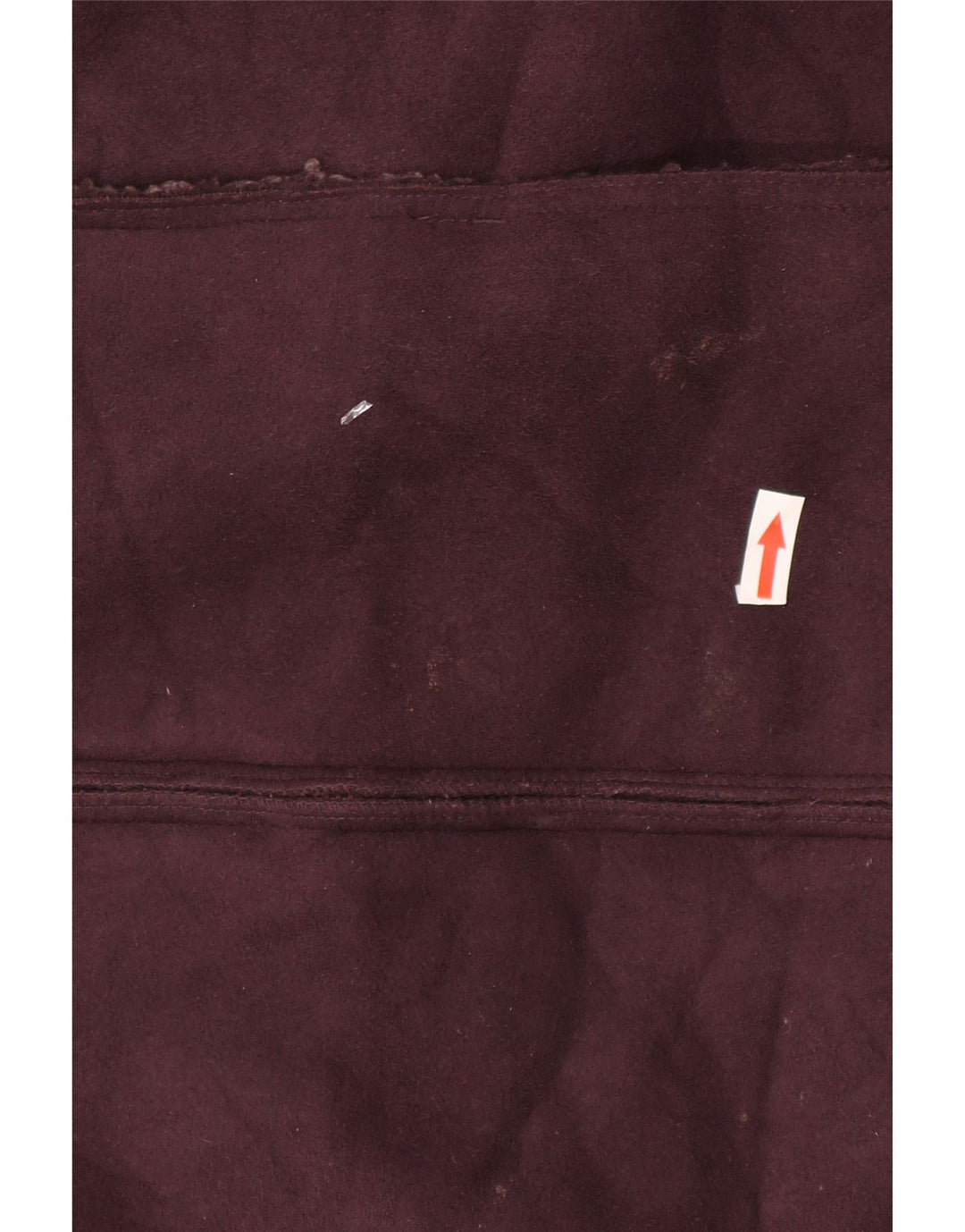 Marks & Spencer Womens Sherpa Gilet UK 12 Médio Borgonha Poliéster