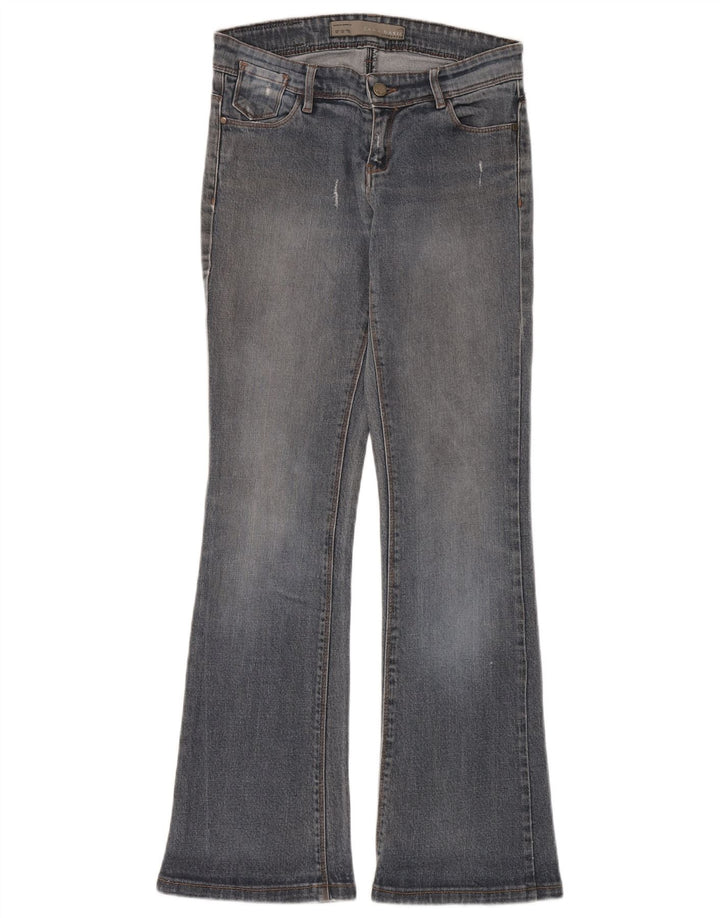 Zara Calça jeans feminina larga EU 36 XS W26 L30 Azul