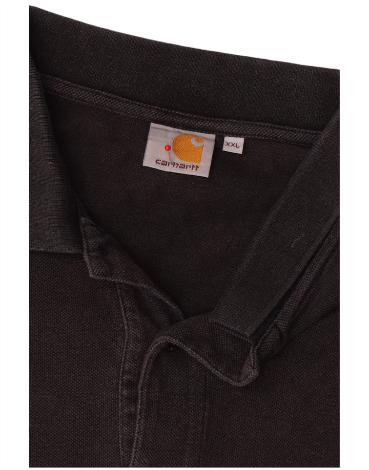 Camisa polo masculina Carhartt 2XL algodão preto