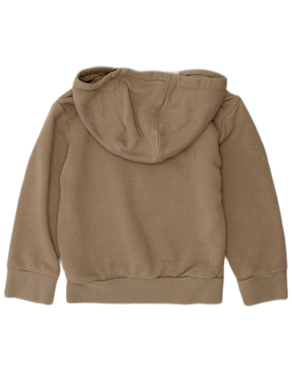 Suéter com capuz gráfico ADIDAS para meninas 18-24 meses algodão bege