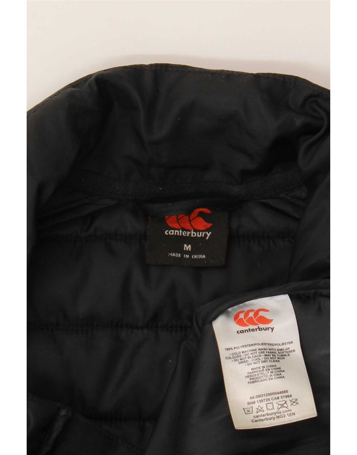 Jaqueta acolchoada masculina Canterbury UK 38 poliéster preto médio
