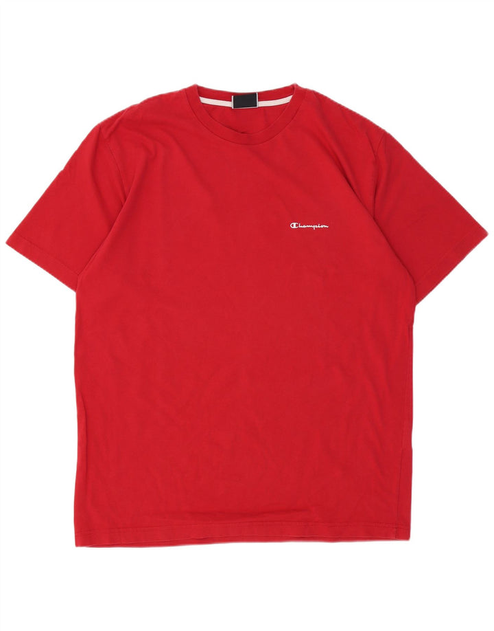 Camiseta masculina CHAMPION Top XL algodão vermelho