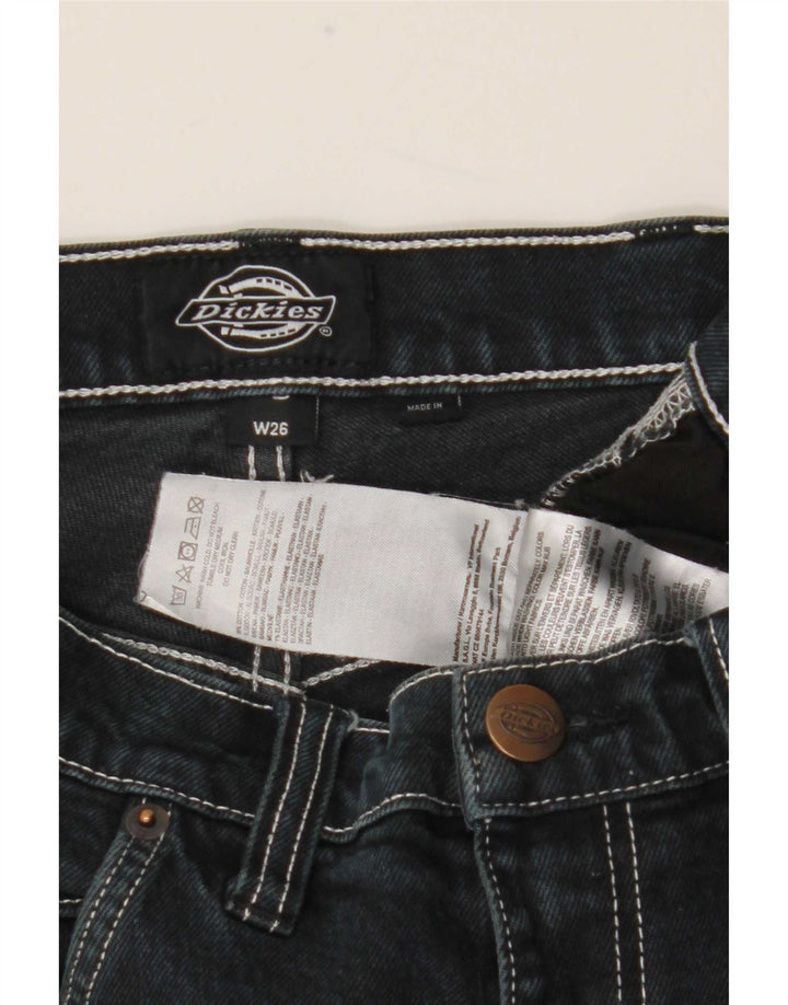 Calça jeans masculina Dickies Cargo Slim W26 L28 algodão preto