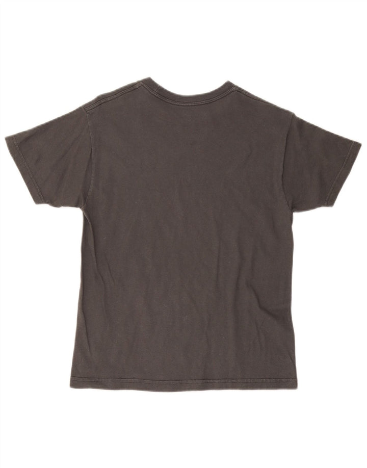 Camiseta feminina HURLEY Classic Fit gráfica Reino Unido 18 algodão cinza médio