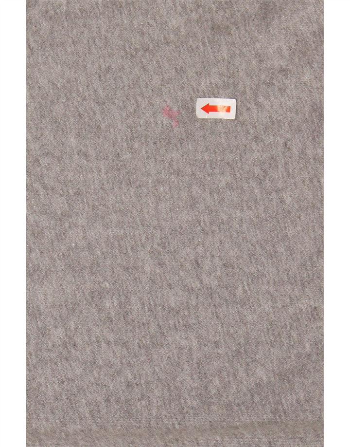 Suéter gráfico feminino JACK WILLS Reino Unido 12 cinza médio manchado