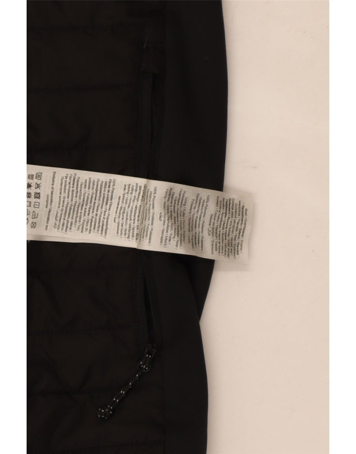 Colete acolchoado masculino Jack & Jones UK 40 grande poliéster colorblock preto