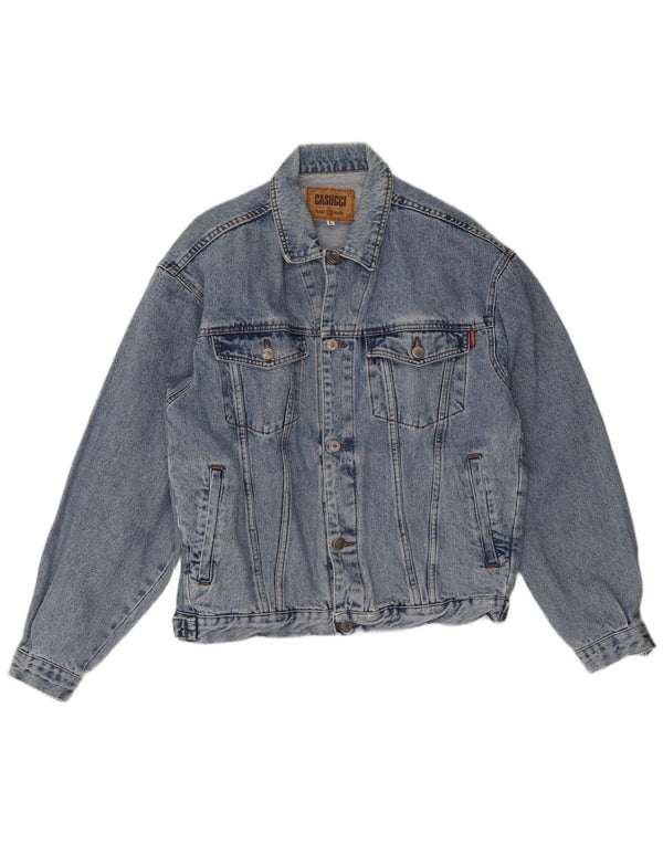 Jaqueta jeans masculina Casucci UK 40 grande azul