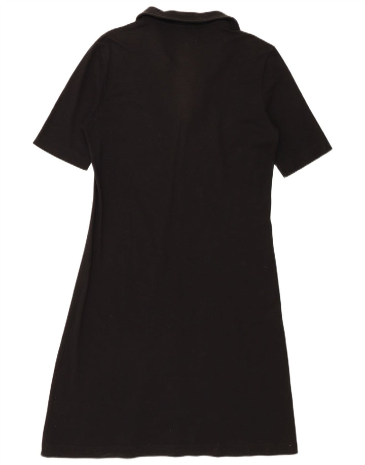 Vestido polo feminino Lacoste tamanho 44 grande algodão preto