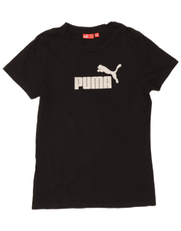 Puma Camiseta Feminina Graphic Top UK 14 Grande Preto