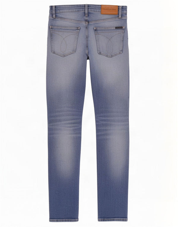 Calvin Klein Masculino Slim Jeans W31 L32 Azul Algodão