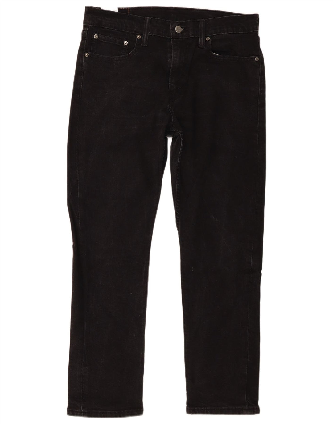 Jeans Levis 502 Straight Masculino W33 L27 Algodão Preto
