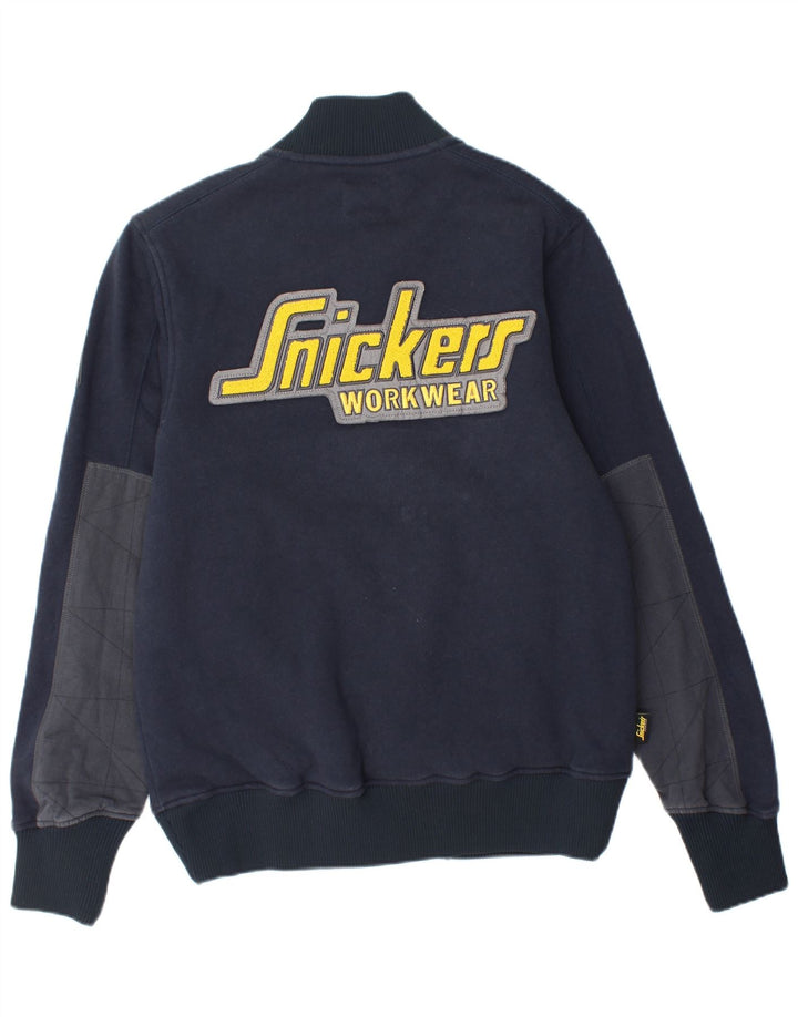 Jaqueta masculina SNICKERS Workwear Sherpa Varsity Reino Unido 38 algodão azul marinho médio