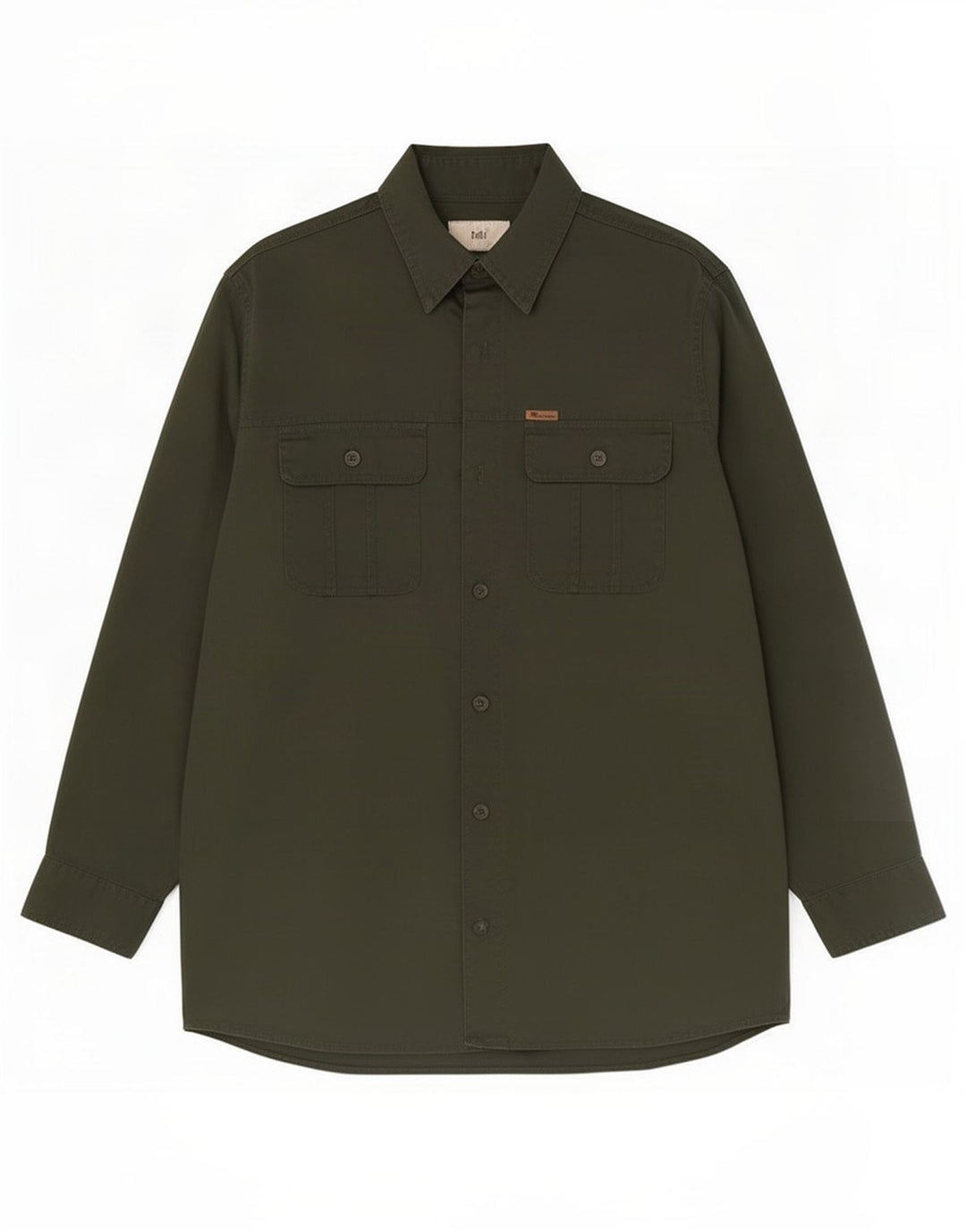 Camisa masculina Hunter grande poliéster verde