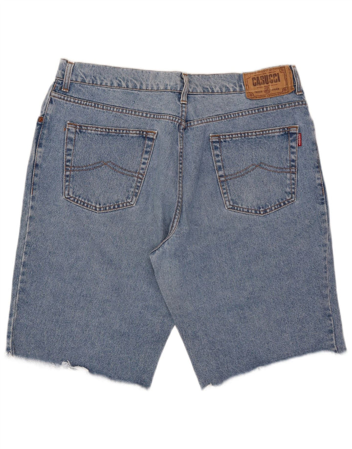 Shorts jeans masculino Casucci W36 grande algodão azul