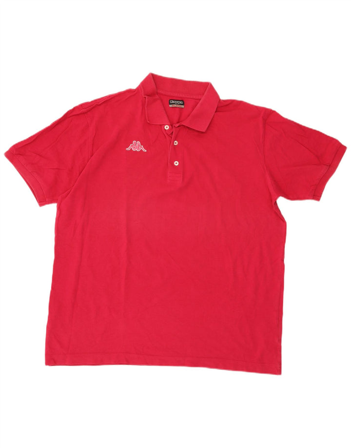Camisa polo masculina Kappa 2XL algodão rosa