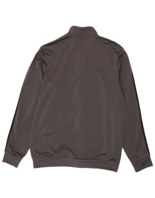 Adidas Mens Tracksuit Top Jacket Grande Cinza Poliéster