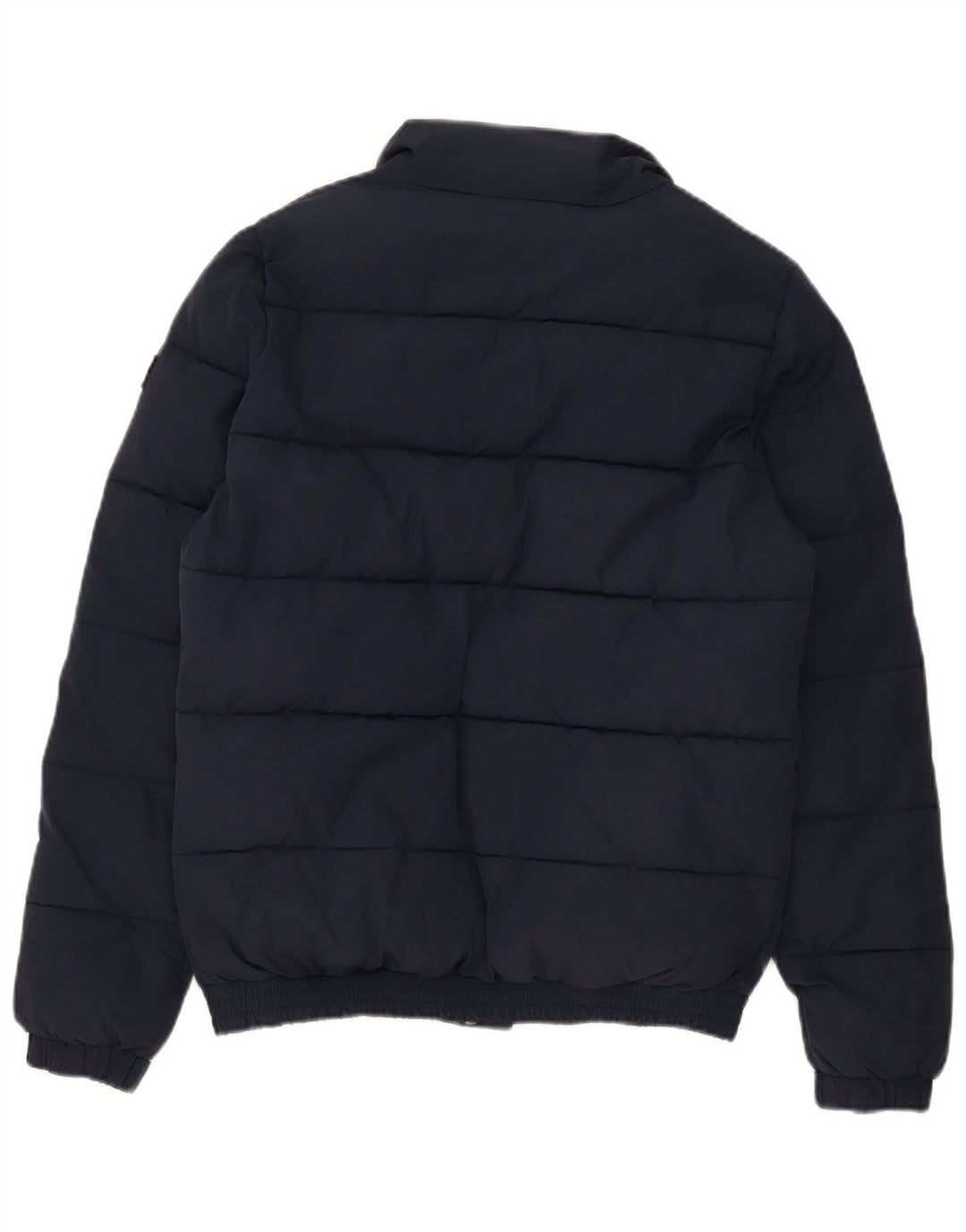 Jaqueta acolchoada superdimensionada feminina Superdry UK 10 poliéster azul marinho pequeno