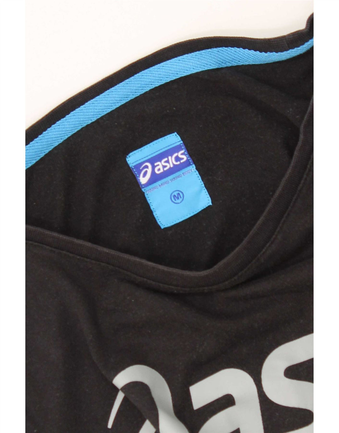 Camiseta Asics Feminina Graphic Top UK 12 Médio Preto
