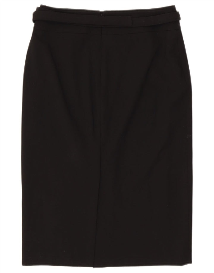 Saia lápis feminina CALVIN KLEIN EUA 2 XS W28 poliéster preto