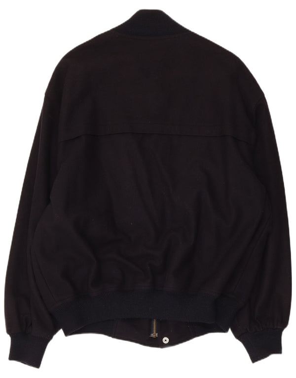 Jaqueta bomber masculina WHITE SAILS IT 54 2XL lã azul marinho