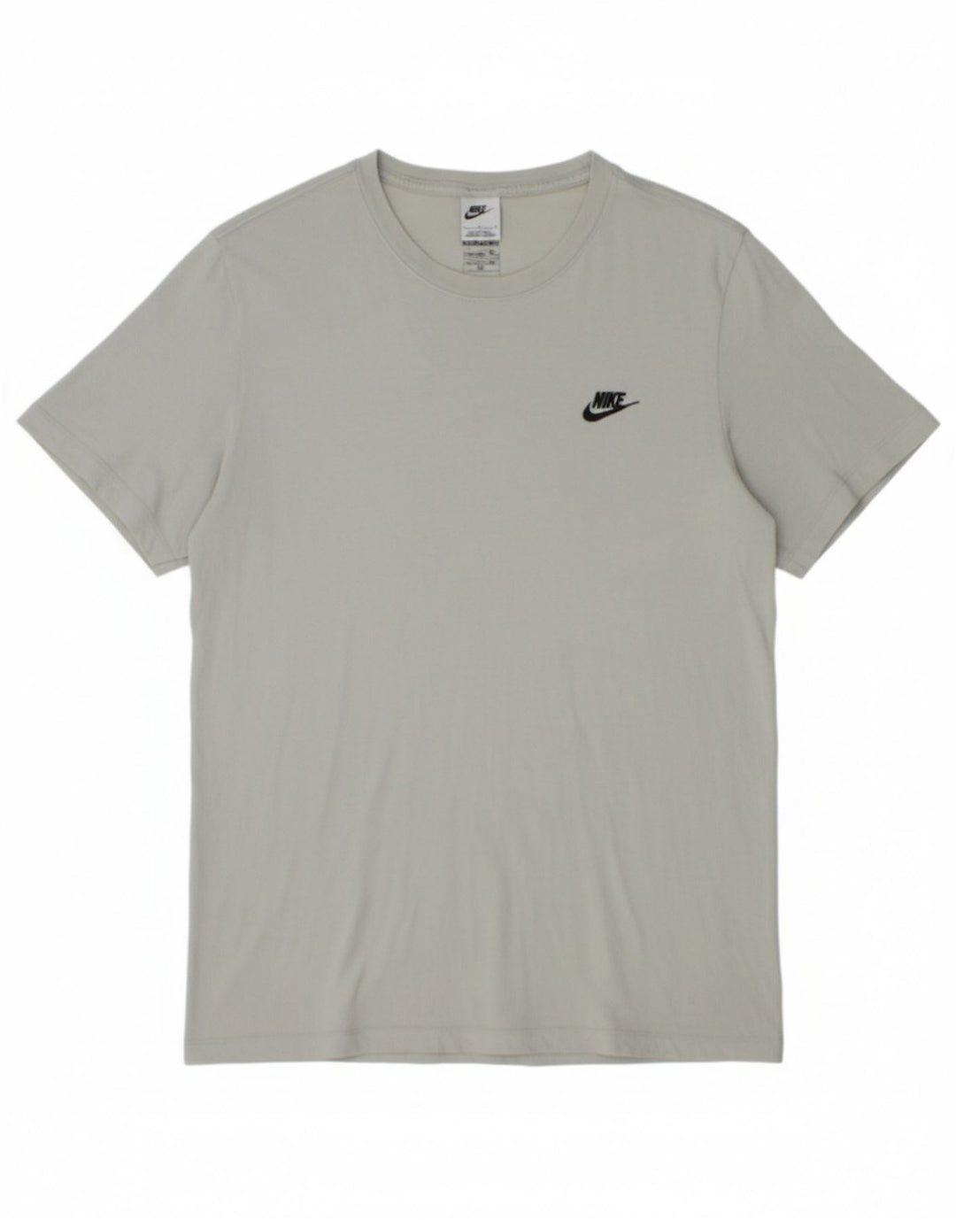 Camiseta masculina NIKE grande algodão cinza