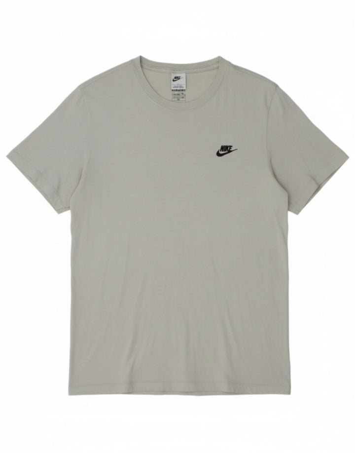 Camiseta masculina NIKE grande algodão cinza