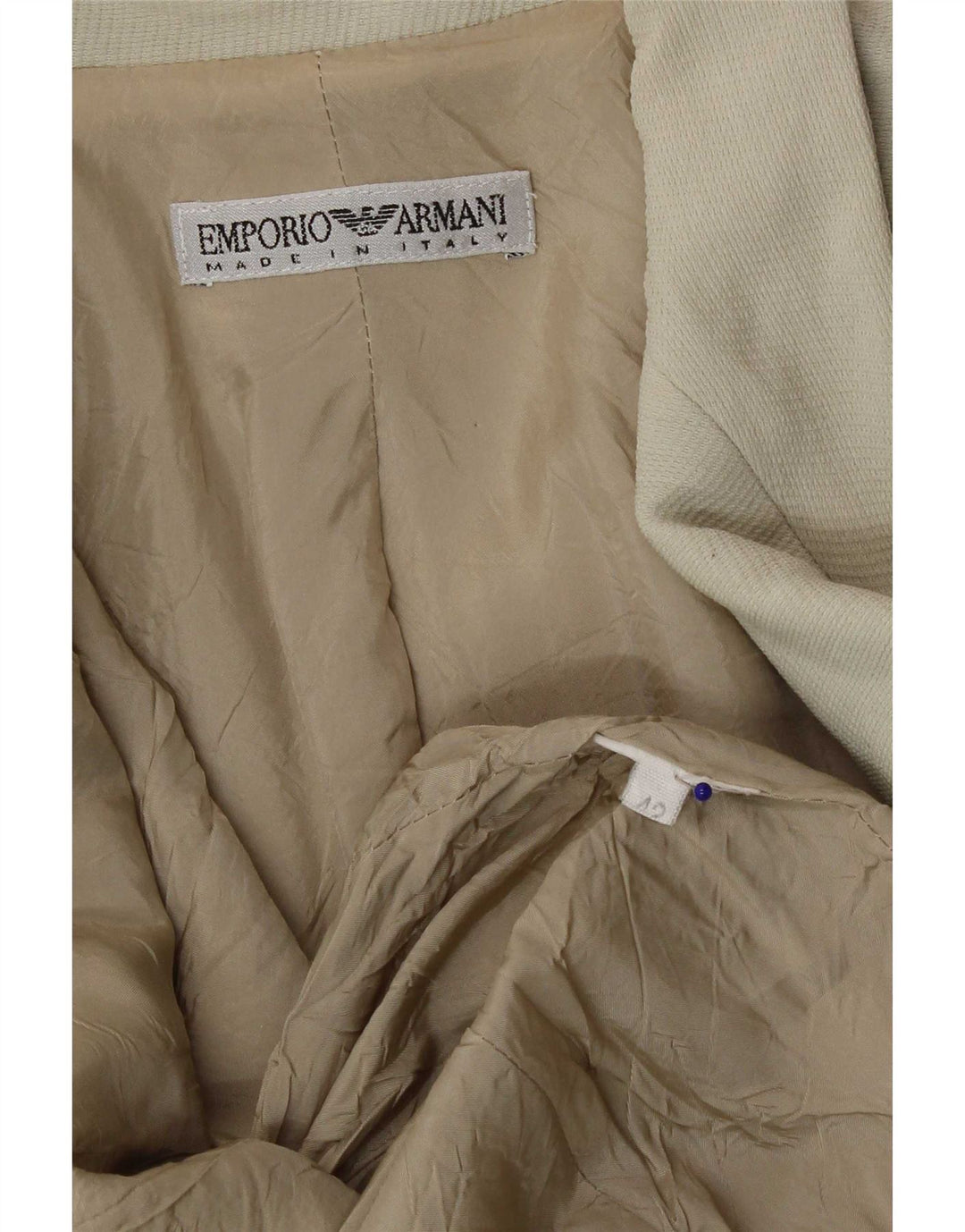 Jaqueta blazer feminina Emporio Armani com 1 botão IT 42 verde médio