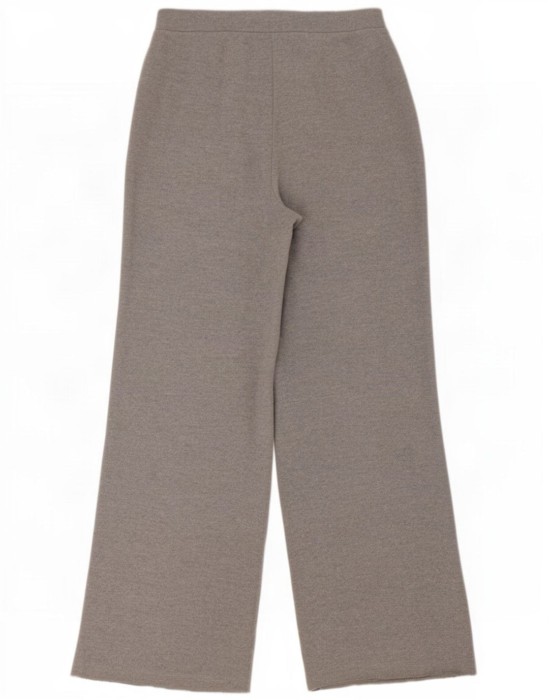 Calça de treino feminina Zara com perna larga UK 12 poliéster cinza médio