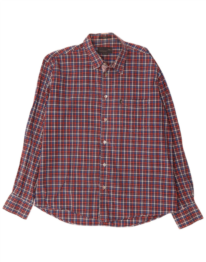 Camisa masculina Marlboro Classics 2XL algodão xadrez multicolorido