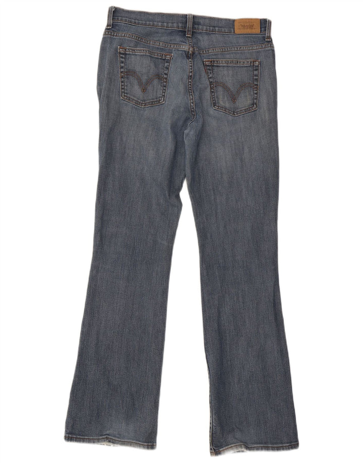 Calça jeans feminina Levi's 515 Bootcut US 6 médio W30 L31 azul algodão