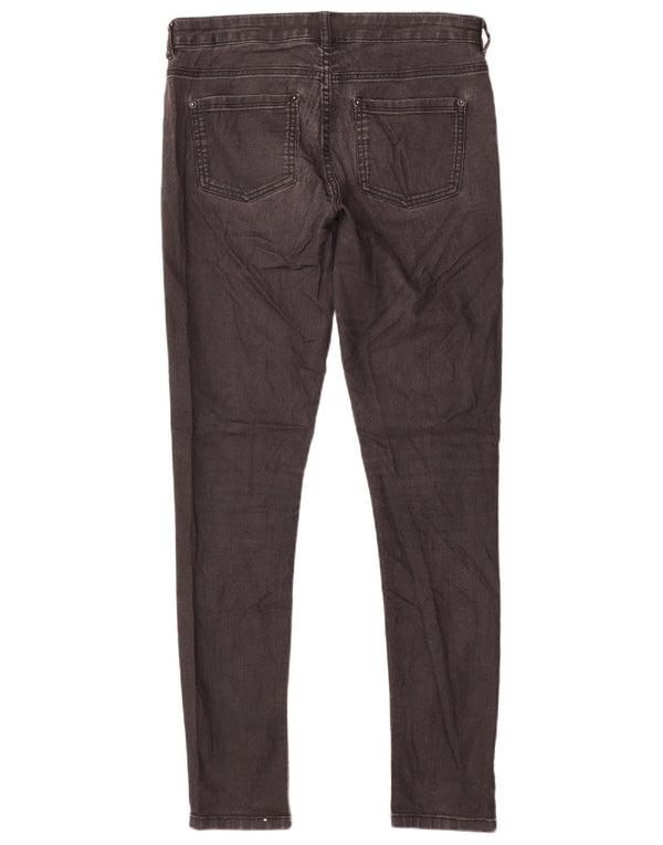 Jeans skinny feminino Oasis UK 12 médio W32 L32 algodão cinza