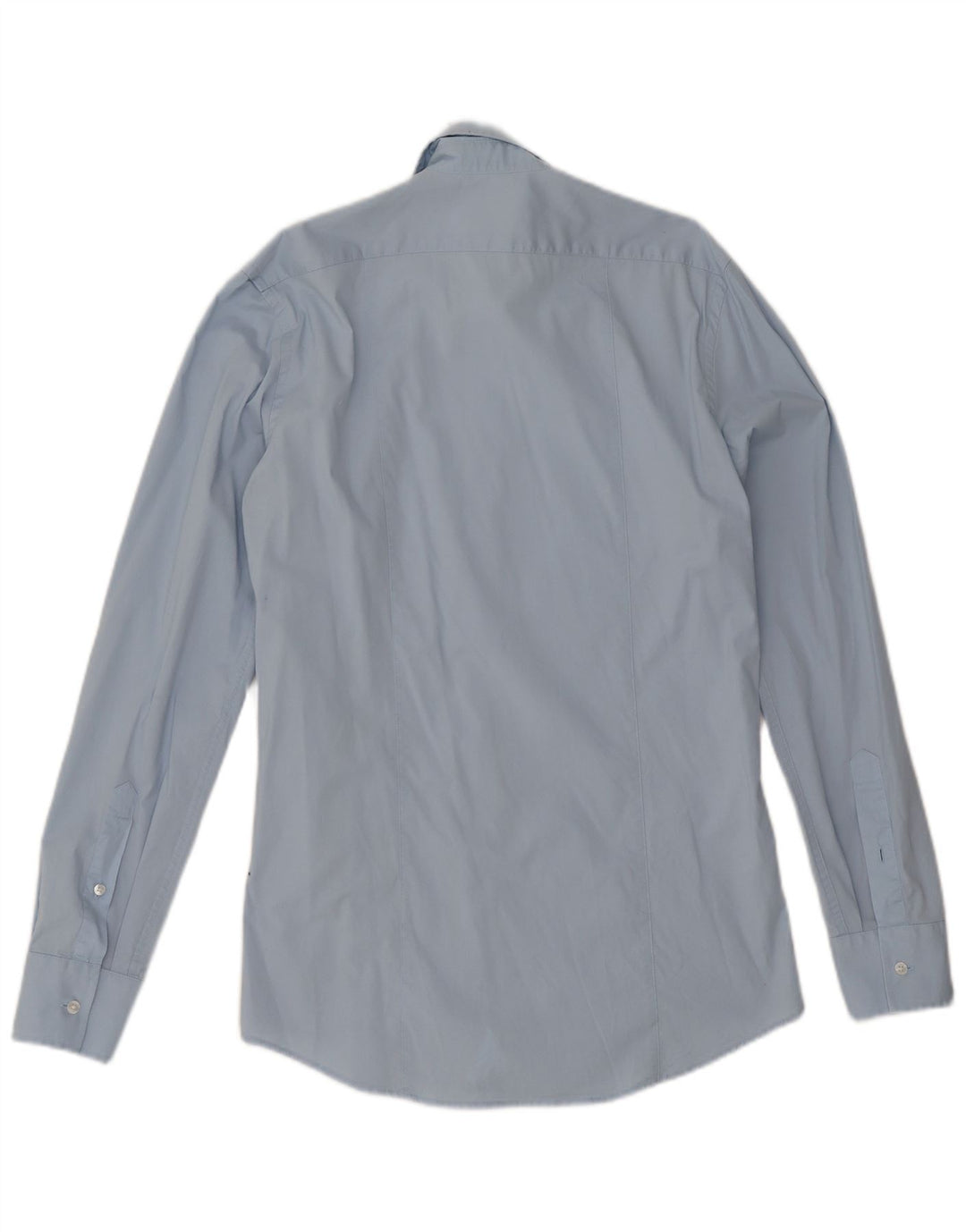 Camisa Calvin Klein Masculina Slim Fit Azul Médio Algodão