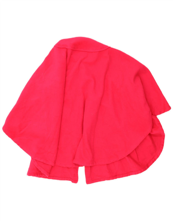 Casaco Poncho Feminino Vintage Tamanho Único Rosa