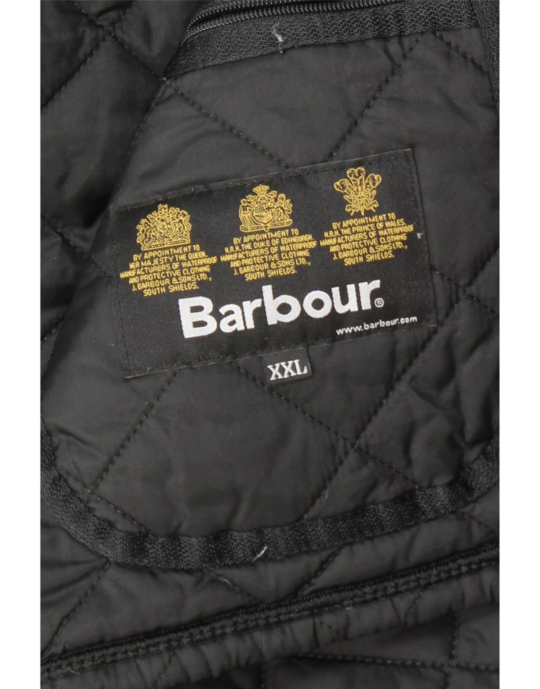 Jaqueta acolchoada feminina BARBOUR UK 20 2XL poliamida preta