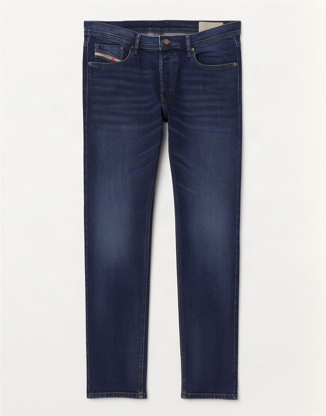 Diesel Mens Slim Jeans W34 L31 Azul Marinho Algodão