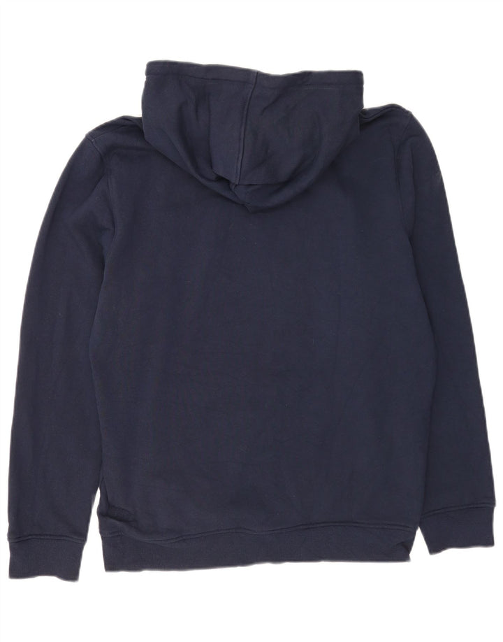 Fat Face Mens Hoodie Jumper Médio Algodão Azul Marinho