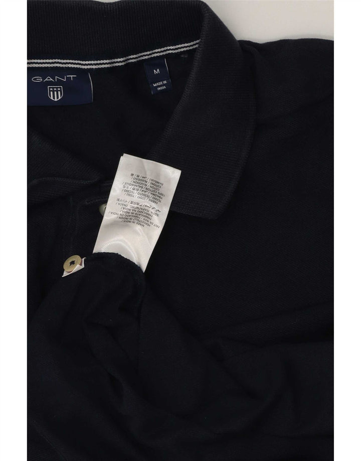 Camisa polo masculina Gant médio algodão azul marinho