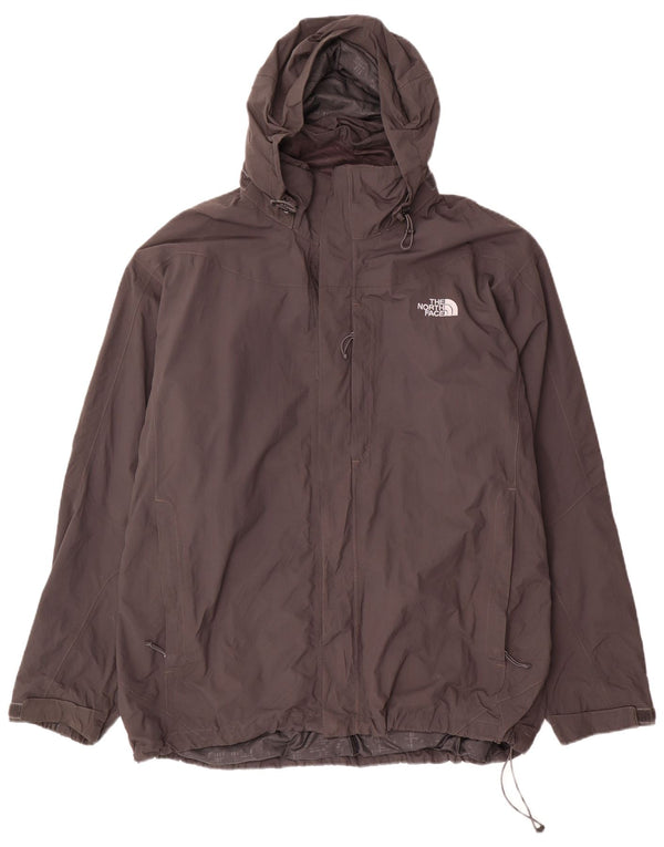 Jaqueta de chuva masculina com capuz The North Face UK 42 XL cinza nylon