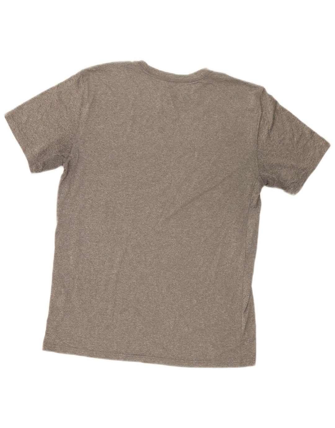 Camiseta Nike Feminina Dri Fit Graphic Top UK 14 Cinza Médio Poliéster
