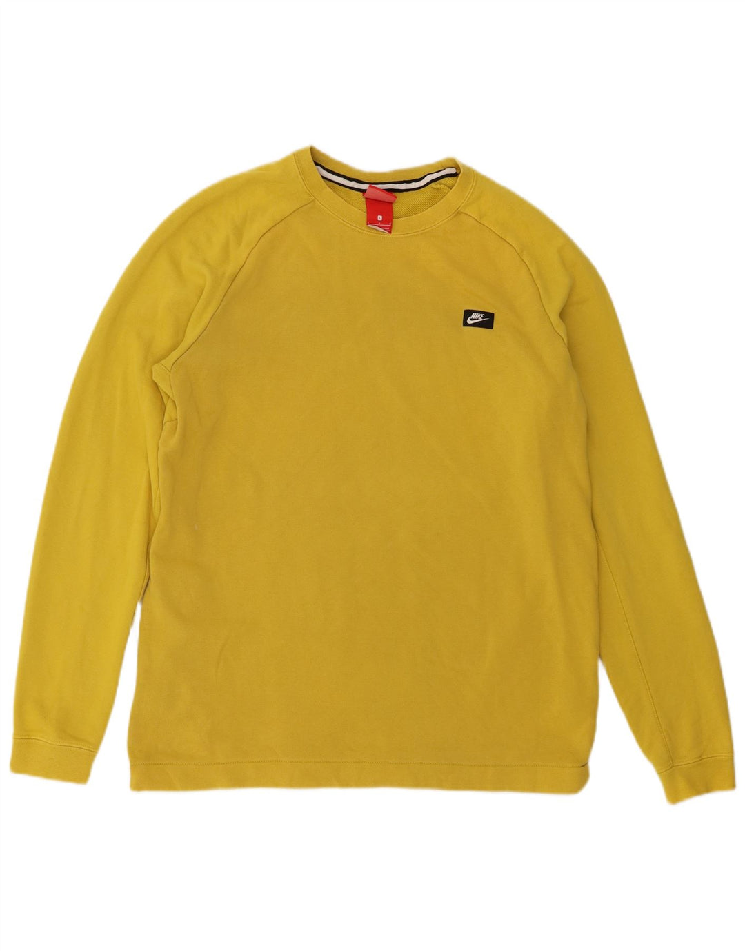 Nike moletom masculino jumper grande algodão amarelo