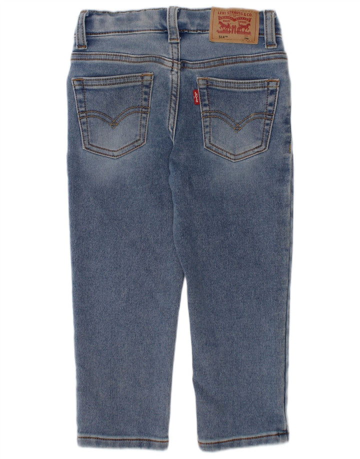 LEVI'S Baby Boys 514 Straight Jeans 18-24 Meses W20 L13 Azul Algodão