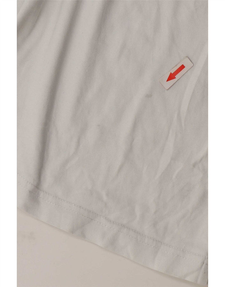 Camiseta masculina Penguin Top grande de algodão branco