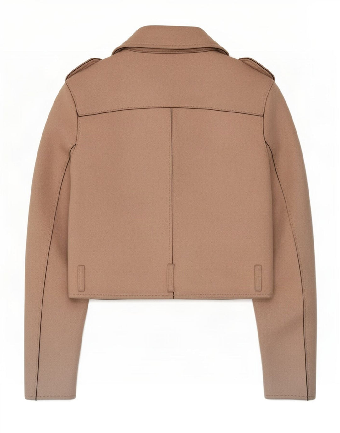 Zara Womens Crop Biker Jacket UK 6 XS Rosa Poliéster
