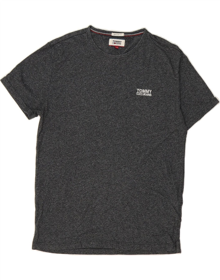 TOMMY HILFIGER Mens Regular Fit T-Shirt Top XS Grey Cotton Vintage Tommy Hilfiger and Second-Hand Tommy Hilfiger from Messina Hembry 