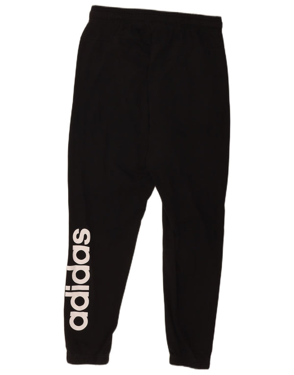 Adidas feminino gráfico colheita calças de treino joggers médio preto algodão