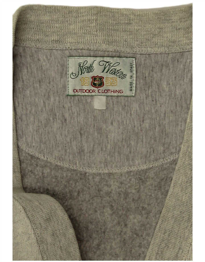 Suéter cardigã masculino North Western XL cinza
