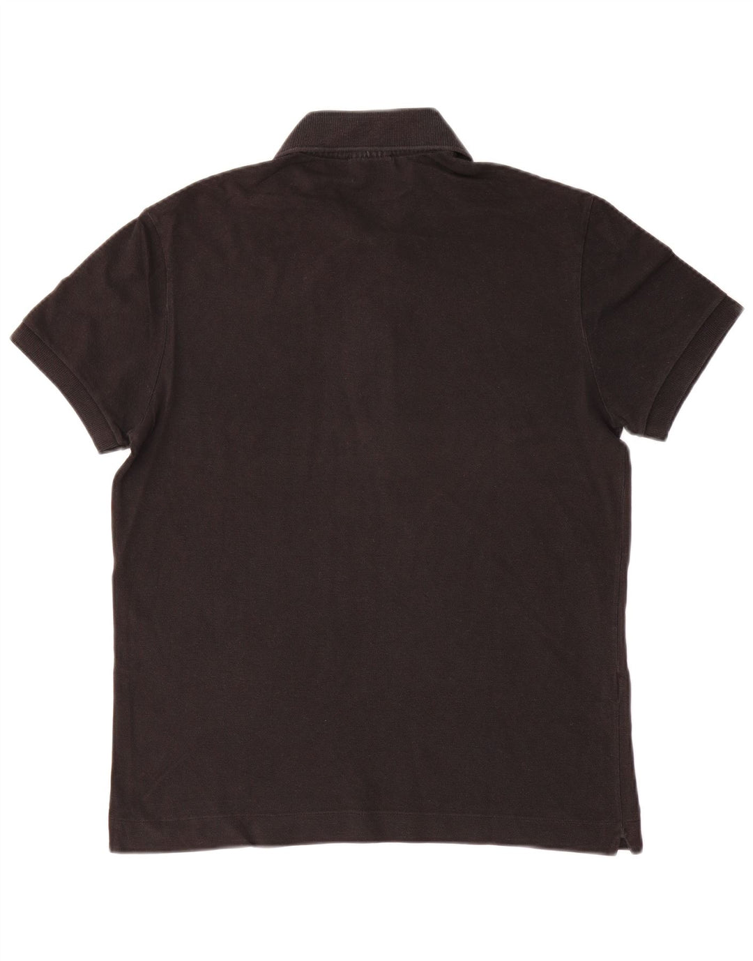 Camisa polo masculina Lacoste tamanho 3 pequeno algodão preto